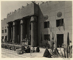 [Exterior Ambassador Hotel swimming pool, Wilshire boulevard] (2 views)