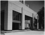 [Exterior rear entrance Bullock's Wilshire building.]