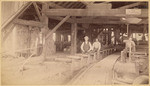 [Interior of Sierra Lumber Co. sawmill, Lyonsville]