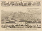 Birds-eye view of National City, San Diego County, California