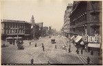 Market Street from Third Street, San Francisco, looking east