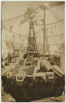 [Exhibit showing windmill at Sebastopol Apple Show]