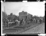 Laying the Rails Across Colorado St. Pasadena, Cal. 294.