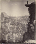 Mrs. Langtry at Glacier Point, 3,300 feet above Valley