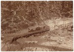 Slate Creek Gravel Gold Mining Company's wash flume along Slate Creek