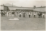 [Group portrait of acts and athletes]