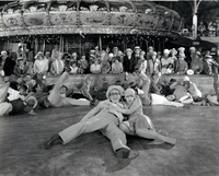 At Coney Island in "Speedy" - 1928, shot on location in New York