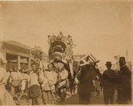 [Chinese division of Free Harbor Jubilee parade, Los Angeles, views 1-2]