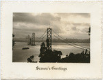 [Christmas card to C.E. Andrews, San Francisco-Oakland Bay Bridge]