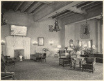 [Interior main lounge general view El Cortez Apartment Hotel, 720 Ash Street, San Diego]