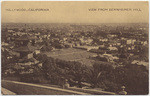 Hollywood, California, view from Bernheimer Hill