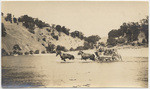 [Stagecoach crossing south fork of Eel River]