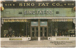 Sing Fat Co. Inc. Hill St. entrance, Los Angeles, Cal.
