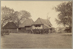 Headquarters with officers of California artillery, Wyoming Light Artillery and 1st Battalion 51st Iowa