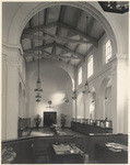 [Interior general view main lobby Bank of America, Westwood Village Branch] (2 views)