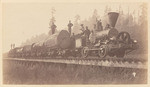 Logging train, gypsey attached