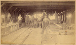 [Interior of Sierra Lumber Co. sawmill, Lyonsville]