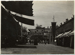 Forecourt of the Egipitian [sic] thearter [sic] in Hollywood Cal looking toward the street