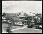 [Sutter's Fort and grounds, view from St. Francis Church, Sacramento]