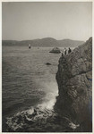 Fishing from the rocks. Lands End