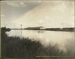 Wharf warehouse as seen from Potato Slough