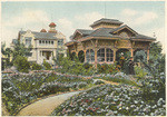 In Paul de Longpre's garden at Hollywood, Cal.