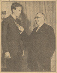 Lindy receives Cross of Honor