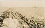 Breakwater at Crescent City Calif., # C4