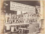 [Gladding, McBean & Co., view showing a portion of our exhibit at Mechanics' Fair, San Francisco, 1880] (2 views)