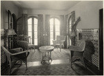 [Interior sun room general view E.E. Duque residence, 367 South Rimpau Boulevard, Los Angeles]