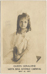 Queen Geraldine Santa Rosa Juvenile Carnival May 18, 1907