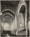 [Interior general view from nave to narthex First Congregational Church, 540 South Commonwealth Avenue, Los Angeles]