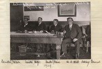 [Senators Welch, Wolfe, and Hare, and Attorney General Webb seated at a table]