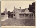 "The Lodge." Entrance to Flood Residence, Menlo