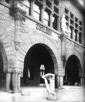 [Fallen Louis Agassiz statue. Stanford University]