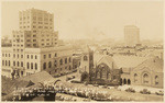 A view from Ash and Sixth Streets, Athletic and Medico-Dental buildings, San Diego, Calif.