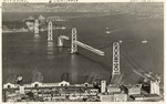 Birds eye view of S.F.-Oakland Bay Bridge