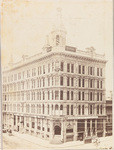 View of entrance to Antisell & Co's Piano Palace, St. Ann's Building, cor. Powell, Market and Eddy Sts., San Francisco (2 views)