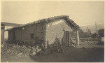 Early days in Santa Barbara. Burke cook house. Looking northwest.