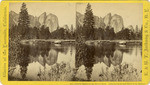 Artistic studies on the Merced River. Cathedral Rocks and Spires in the distance, 157