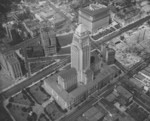 [Aerial view of City Hall, Los Angeles]