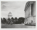 [State Library and Capitol buildings]