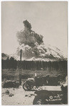 [Mt. Lassen erupting]