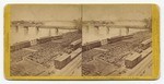 Bridge across the Sacramento, and C.P.R.R. Cars. No. 1122.