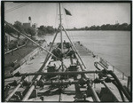 [Oil barges at Shell Oil dock on Sacramento River]