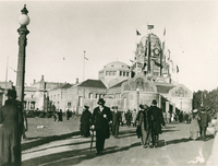 Netherlands, Oregon flagpole in background, 1257