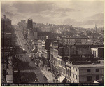 California Street from Sansome Street, San Francisco, looking West