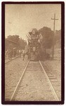 [Arrival of President Harrison for opening of Stanford University]