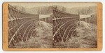 Long Ravine Trestle and Bridge-113 feet high, 878 feet long, looking east. # 766