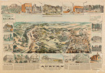 Birds-eye view of Auburn Placer County, Cal. 1891. Presented with compliments of the citizens of Auburn